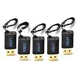 USB to 3.5mm Jack Audio Adapter,USB Sound Card, to Headphone Jack Adapter with 3.5mm Aux Stereo Converter for PS4/PS5/PC/Laptop,with Built-in Chip.Plug and Play(5PCS)