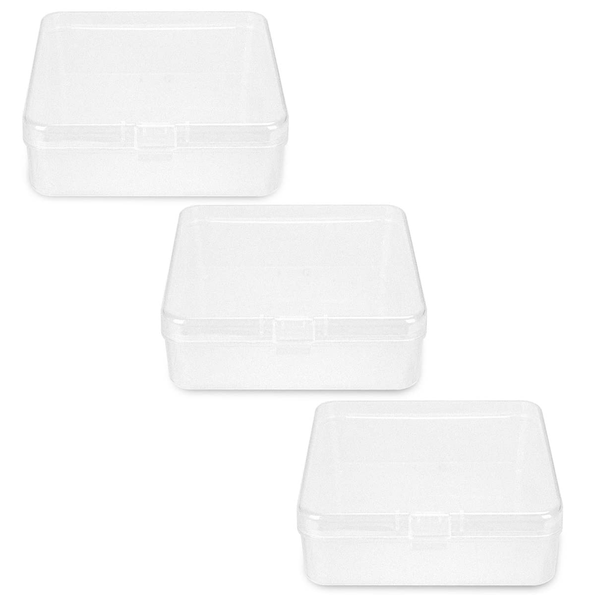 Travel Soap Dish Square Bar Soap Case Box Portable Shower Soap Holder Container Outdoor Bathroom Travel Cases Elimeta (Clear Frosted)