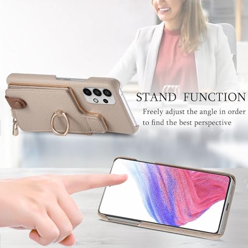 Étui à rabat Samsung Galaxy A53 5G coque protection cuir PC antichoc