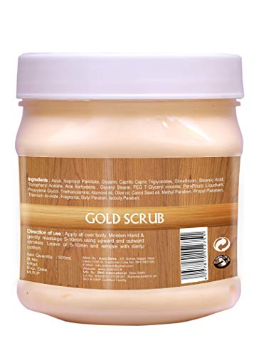 Image of Pink Root Gold Scrub 500gm with Apricot Scrub 500gm