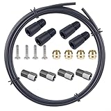 Fahrrad 2 5 m Hydraulische Bremsenreparatur-Set mit 4 Oliven, Ölnadeln und Gummi (B)