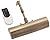Cordless Remote Control LED Picture Light Antique Brass Finish, Compact 11 ½” Wide