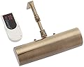 Cordless Remote Control LED Picture Light Antique Brass Finish, Compact 11 ½” Wide