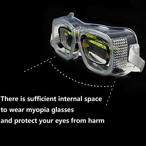 Abudder Kid Safety Goggles, Boys Girls Protective Goggles Crystal Clear Eye Protection 3 Pieces thumb #4