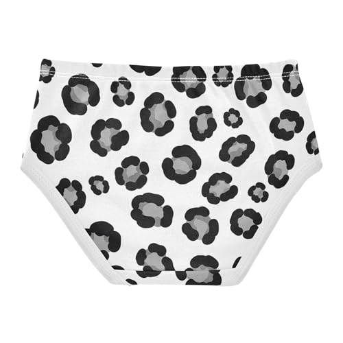 Fancy Toddlers Underwear Floral 2t Cotton Girl Panties Cute Black Grey Leopard Spots White Briefs Underpants2