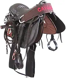 Sela Australiana Marrom Cavalgada Completa IENE 16 Polegadas + Acessórios