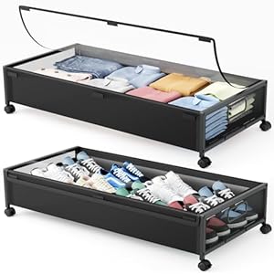 Under Bed Storage Containers with Wheels...