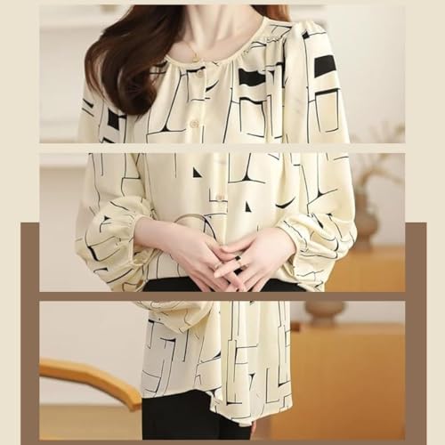 Image of TOPLOT Women's Shirt Top | Elegant Floral and Artistic Prints for a Stylish Look | Long Puffed Sleeves for a Trendy Touch | Stylish Available in Pack of 2 (5233)
