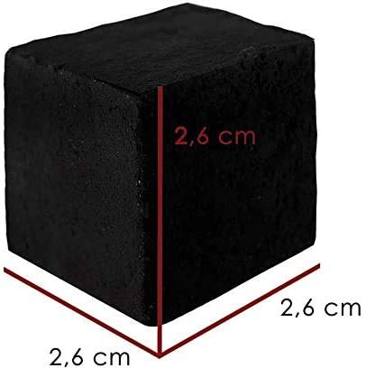 4kg Kings Shisha Kohle: 26er Kings Premium Shisha Kohle Naturkohle Hochwertige Kokoskohle Briketts für Wasserpfeife… – Bild 5