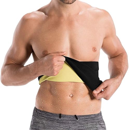 APONIC FIT Tummy Workout Belt/Shape wear/Exercise Hot Slimming Belt Women, Men, Unisex Shapewear Unisex Black Color HOT Shaper Belt 32AB-picture-11