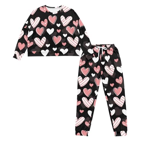 Image of Women's Pajamas Set Soft 2 Piece Loungewear Long Sleeve Pj Set Matching Sleepwear with Pockets for Women Plus Size