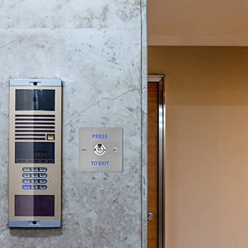 Interruptor de botão, botão de saída de porta elétrica de aço inoxidável, botão de liberação de aces
