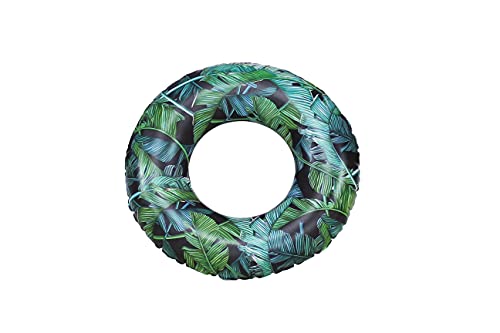 Superflotadores Flotador Tropical Hojas hinchable para piscina y playa. Inflables chulos para el agua. Colchonetas resistentes para el Verano Cover