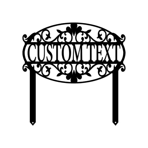 Decorative Custom Garden Sign (15