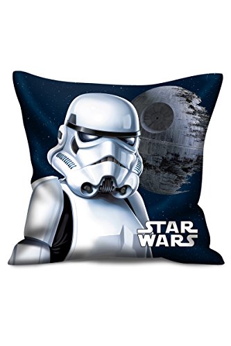 Cuscino quadrato 35 cm bambino Star Wars Nero