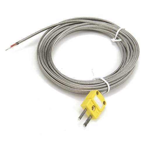 Sensor termopar de alta temperatura con cable de metal de 5 metros 4