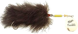 Mepps Giant Marabou - Brochillo (40 g), color plateado y negro