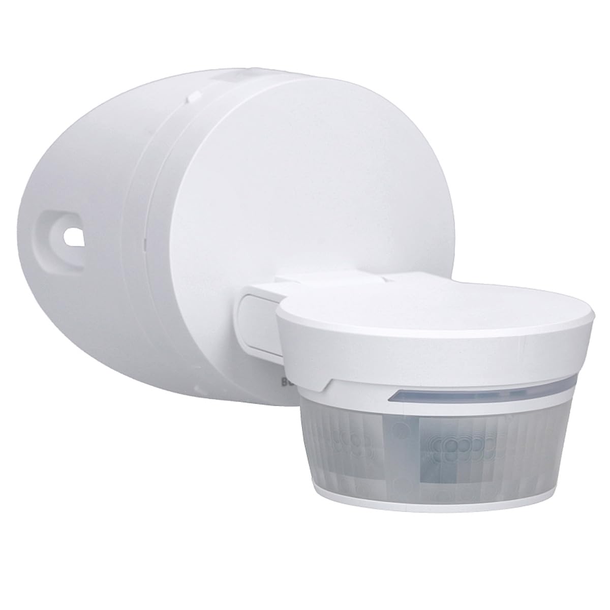 Busch-Jaeger Busch-Wächter Set:Busch-Jaeger 6851/9-134 90° BT | Bewegungsmelder mit Steuerung via Bluetooth App flexible Montage + 6851/EA-134 Eckadapter Studioweiß