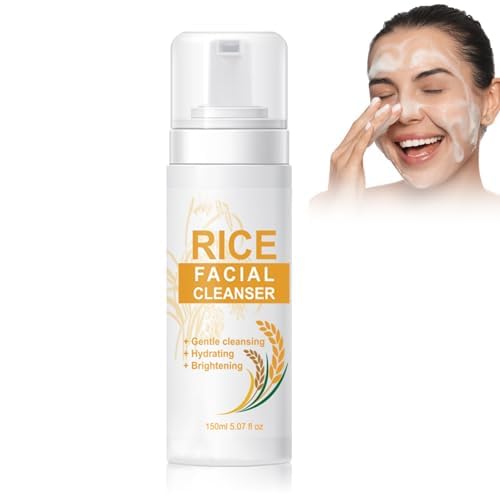 Hidratante Limpiador Facial Con Extracto De Arroz,Espuma Limpiadora De Arroz,Espuma Limpiadora De Arroz,Espuma Limpiadora De Arroz Para Eliminar La Suciedad Limpiador