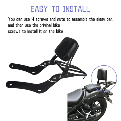 NANSENJPMP Sissy Bar with Luggage Rack