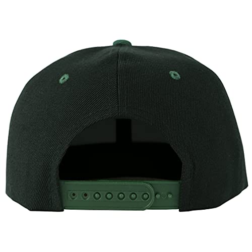 Image of Gelante Plain Blank Flat Brim Adjustable Snapback Baseball Caps Wholesale LOT 12 Pack