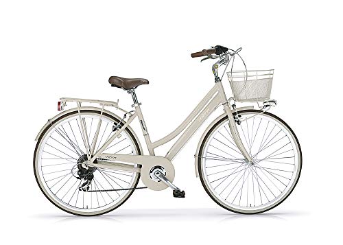 Muscolare MBM Boulevard al D TK 28 6V REVO, Bici Donna, Crema A07, XX