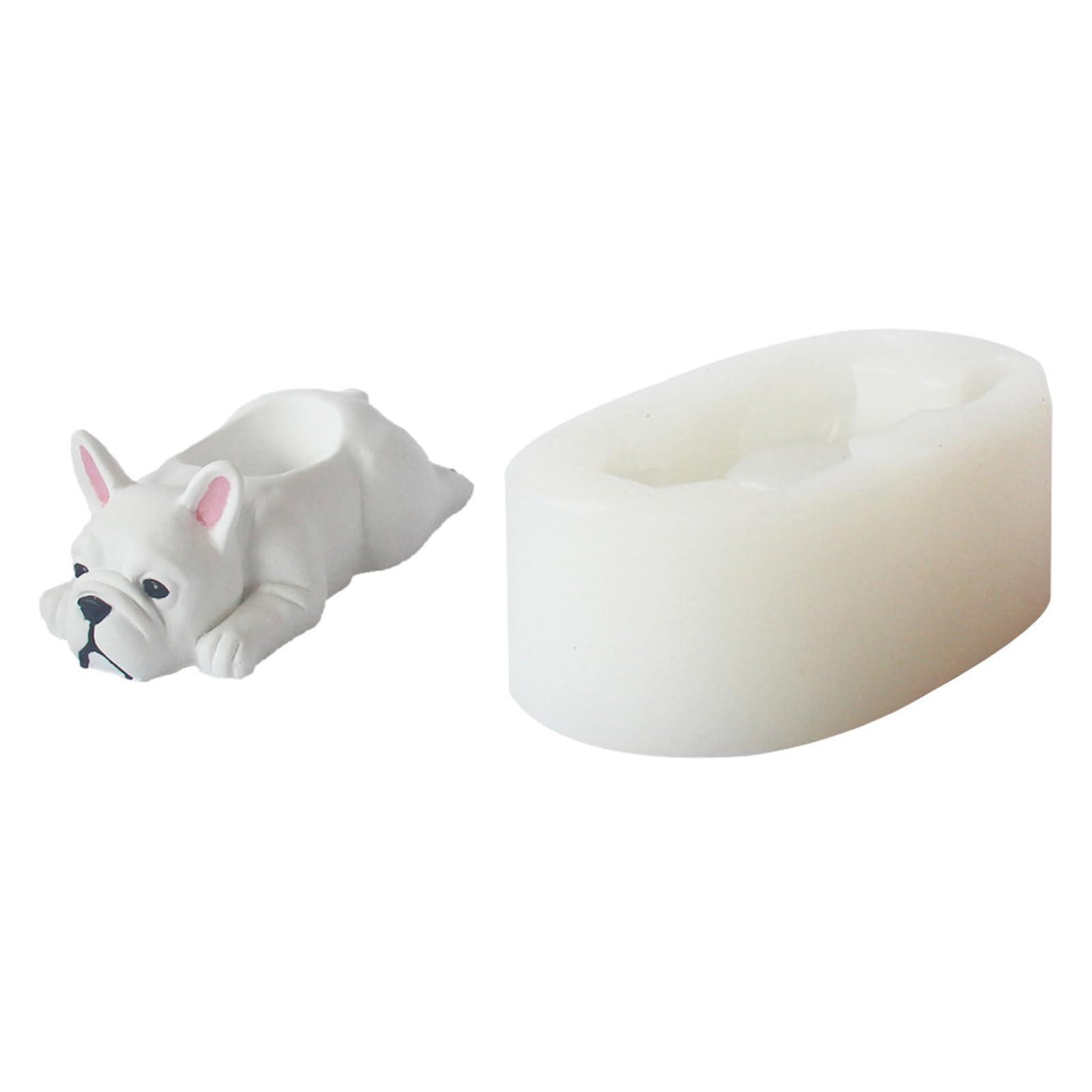 Kalttoy Shape Holder Molds Dog Flower Pots Silicones Succulents Planter Resins Molds Home Decorations Succulents Planter Resins Dog Flower Pots Silicones Castings
