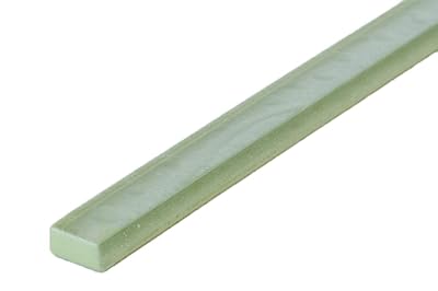 UDS Premium Quality Mint 5/8" x 8" Glass Liner and Trim- Green- for Kitchen Backsplash, Bathrooms, Showers, etc
