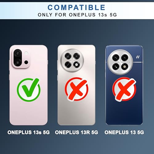 Image of CEDO Backcover for OnePlus 13s (5G) | Camera Protection Bump Shockproof Edge | Ultra Hybrid Transparent Acrylic Clear TPU+PC Hard Backcase Cover (Black)