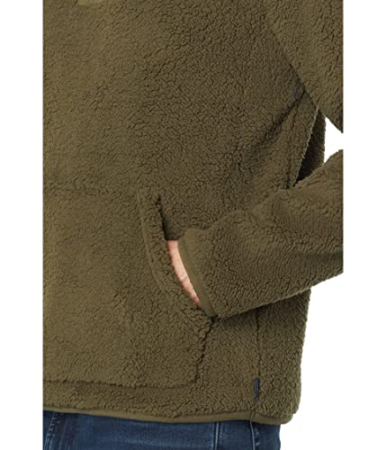 Lucky Brand Men's Solid Sherpa Mock Neck Utility Pull-Over3