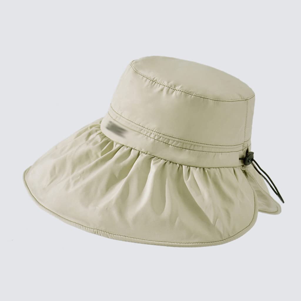 YXWYXWA Sun Visors for Women Female Outdoor Fishing Climbing Beach Face Protection Cap Ladies Adjustable Caps