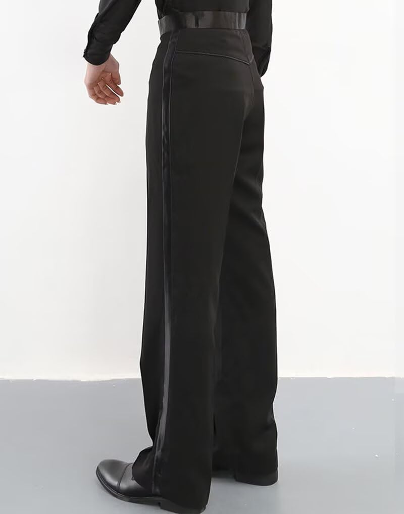 Pantalones de baile latino para hombre y niño, modernos, cuadrados, perfectos para jazz, rumba, tango, salsa