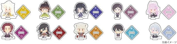 Wanpaku! Touken Ranbu 04 Acrylic Petit Stand, Box of 10