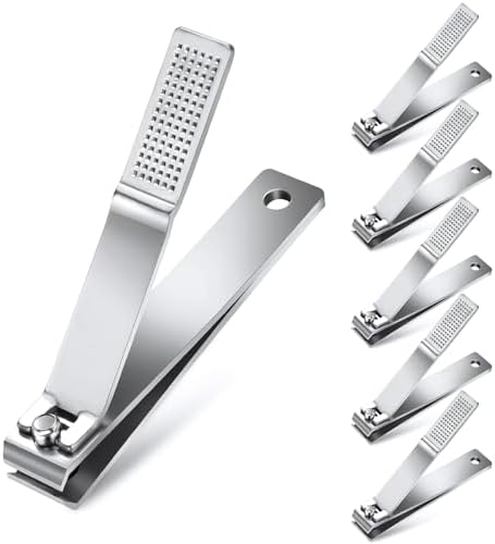 6Pcs Straight Nail Clippers for Thick Nail, Toenail Stainless Steel - photo 2
