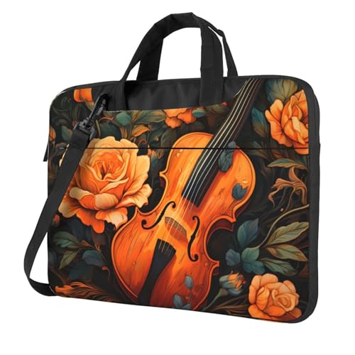 Laptop Bag para mujeres y hombres con correa y asa miniatura 1
