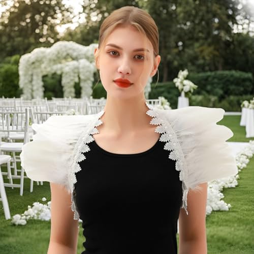 Women's Feather Cape Lace Shawl Maleficent Witch Costumes Cosplay Apparel for Party Carnival Halloween2