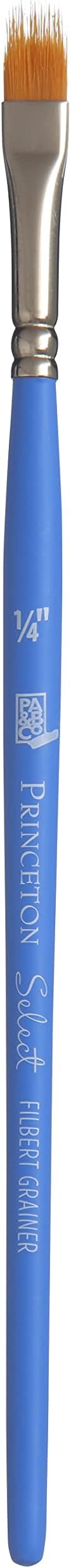 Select Artiste, Series 3750, Paint Brush for Acrylic, Watercolor and Oil, Filbert Grainer, 1/4 Inch,FG-025