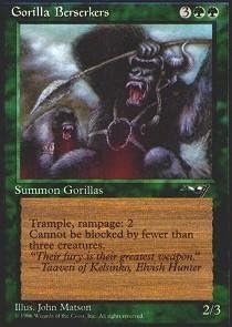 Magic: the Gathering - Gorilla Berserkers (1) - Alliances