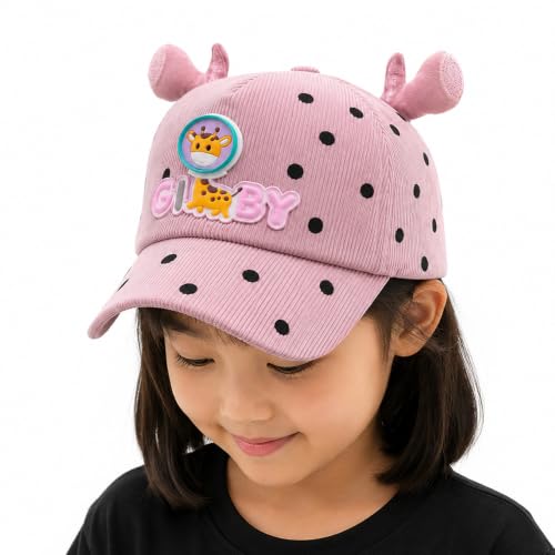 Image of VRITRAZ Unisex Kids Baseball Cap, Lightweight Adjustable Casual Sports Hat | for School, Travel and Outdoor Activities, Boys and Girls (4-12 Years)