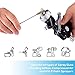 CANOPUS Professional Spray Gun Cleaning Kit, 23 Piece Complete Maintenance Set for Cleaning HVLP Spray Guns, Paint Guns, Air Tools, Airbrush, Storage Case Included