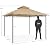 Yaheetech Gazebo for Patios - 11x11ft Outdoor Powder-Coated Steel Frame Gazebo, Double Roofs Grill Shelters BBQ Pavilion for Lawn/Backyard/Garden/Deck, Khaki