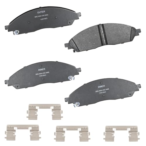 Image of Bendix Premium SBC2402 Ceramic Front Brake Pads for Chrysler Pacifica 2024-2020, Jeep Grand Cherokee 2024-2023, Grand Cherokee L 2024-2022
