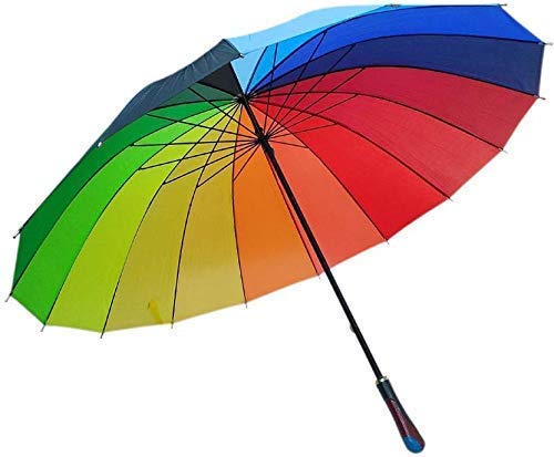 SIYAASun Rays Protection And Rain Waterproof Umbrella for Men and Women Rainbow Umbrella for Travel Use Assorted Color and Design Rainy Season, Multicolor Pack of 1