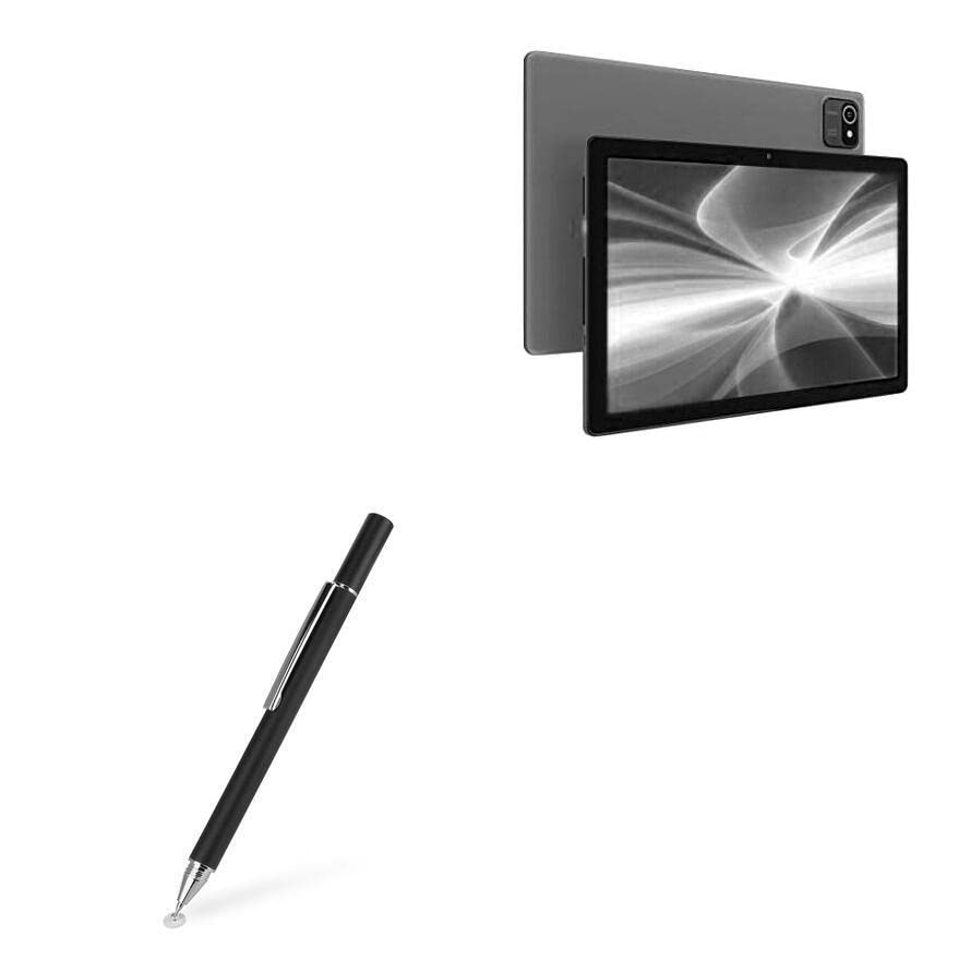 BoxWave Stylus Pen Compatible with Moderness Android 10 Tablet MB1001 (10.1 in) - FineTouch Capacitive Stylus, Super Precise Stylus Pen - Jet Black