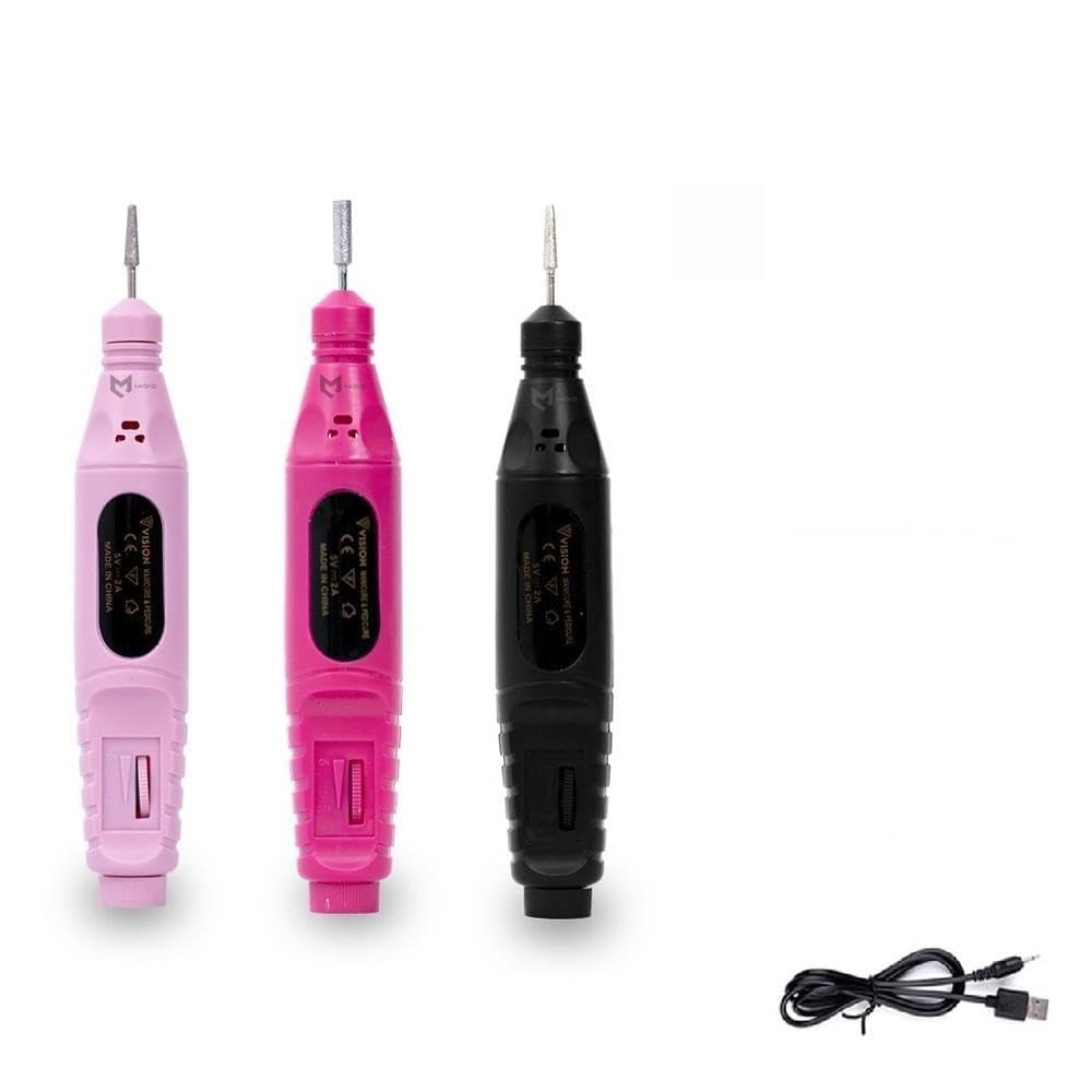 LIXADEIRA DE UNHA ELETRICA COM 12 ACESSORIOS PROFISSIONAL LIXA AUTOMATICA MANICURE
