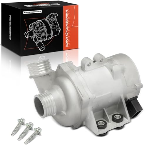 Frankberg Wasserpumpe Zusatzwasserpumpe Elektrisch Kompatibel mit 1er E81 130i 3.0L 2006-2011 1er E87 130i 3.0L 2005-2011 3er E90 323-330 2.5L-3.0L 2004-2011 Replace# 11517586925