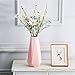 Ceramic Vase, 7.4 Inch for Pampas Calla Lily Tulip, Flower Vase Minimalism Style for Modern Table Shelf Home Decor, Fit for Housewarming, Weddings, Birthday, Christmas, Thanksgiving, New Year