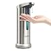 ELECHOK Soap Dispenser, Touchless Automatic Soap Dispenser, Infrared Motion Sensor Stainless Steel Dish Liquid Hands-free Auto Hand Soap Dispenser, Upgraded Waterproof Base [Newest Version]