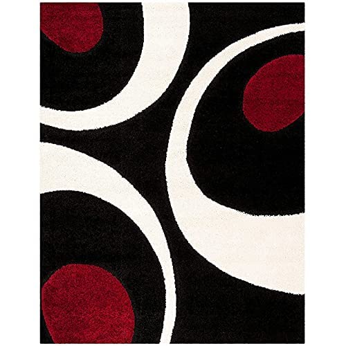 Image of Present Carpet for Room, Shaggy Rugs Fluffy Carpets, Indoor Modern Plush Area Rugs for Living Room Bedroom Kids Room, ETC Pattern 24, Size 5x8 feet