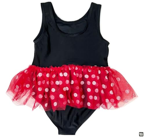 Image of Minnie Mouse Little Girls 2T-5T Tulle Skirted Swimsuit